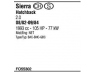 WALKER FO55302 išmetimo sistema 
 Išmetimo sistema -> Išmetimo sistema, visa