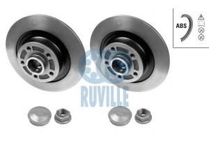 RUVILLE 5589BD stabdžių diskas 
 Ašies montavimas/vairavimo mechanizmas/ratai -> Rato stebulė/montavimas -> Rato guolis