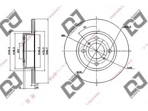 DJ PARTS BD1775 stabdžių diskas 
 Stabdžių sistema -> Diskinis stabdys -> Stabdžių diskas
4700711, 9193872