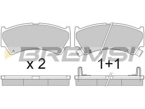 BREMSI BP2913 stabdžių trinkelių rinkinys, diskinis stabdys 
 Techninės priežiūros dalys -> Papildomas remontas
5581064G00, 5581064G00000, 5581064G01