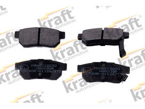 KRAFT AUTOMOTIVE 6018030 stabdžių trinkelių rinkinys, diskinis stabdys 
 Techninės priežiūros dalys -> Papildomas remontas
06022-SP8-000, 06022SP8000, 06430SAAJ50