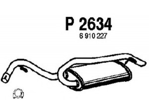 FENNO P2634 galinis duslintuvas 
 Išmetimo sistema -> Duslintuvas
6910227