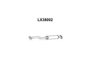 VENEPORTE LX38002 priekinis duslintuvas 
 Išmetimo sistema -> Duslintuvas
1742070370