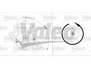 VALEO 455916 starteris 
 Elektros įranga -> Starterio sistema -> Starteris
M1T70381, 23300-AA010, 23300AA010