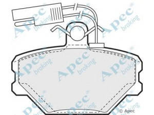 APEC braking PAD690 stabdžių trinkelių rinkinys, diskinis stabdys 
 Techninės priežiūros dalys -> Papildomas remontas
46602617