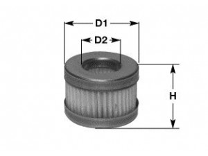 CLEAN FILTERS MPG6002 kuro filtras