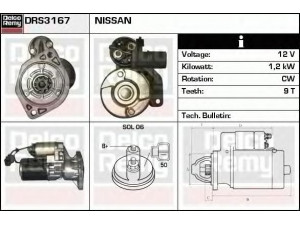DELCO REMY DRS3167 starteris 
 Elektros įranga -> Starterio sistema -> Starteris
23300-17C60, 23300-17C60R, 23300-18C55