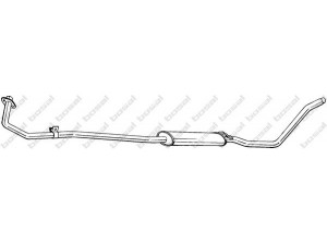 BOSAL 293-143 priekinis duslintuvas 
 Išmetimo sistema -> Duslintuvas
17410-10090, 17410-10091