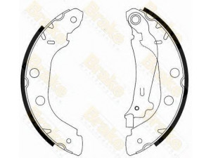 Brake ENGINEERING SH2539 stabdžių trinkelių komplektas 
 Techninės priežiūros dalys -> Papildomas remontas
440603J325, 7701205517, 7701207556