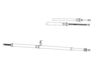 CEF NI02182 trosas, stovėjimo stabdys 
 Stabdžių sistema -> Valdymo svirtys/trosai
36530AX601, 36530AX60A