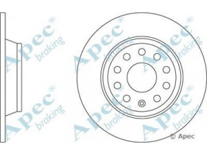 APEC braking DSK2820 stabdžių diskas 
 Dviratė transporto priemonės -> Stabdžių sistema -> Stabdžių diskai / priedai
1K0615601AD