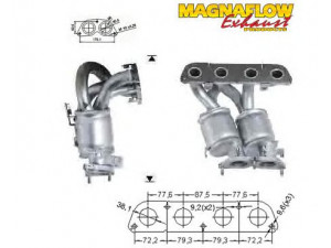 MAGNAFLOW 78017 katalizatoriaus keitiklis 
 Išmetimo sistema -> Katalizatoriaus keitiklis
1710422061