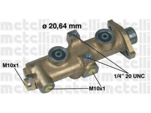 METELLI 05-0133 pagrindinis cilindras, stabdžiai 
 Stabdžių sistema -> Pagrindinis stabdžių cilindras
1584321