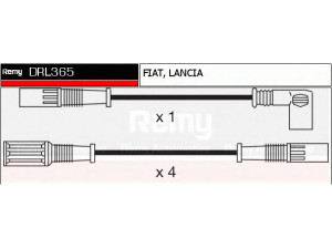 DELCO REMY DRL365 uždegimo laido komplektas 
 Kibirkšties / kaitinamasis uždegimas -> Uždegimo laidai/jungtys
75 965 50, 75 978 31, 76 913 27