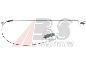 A.B.S. K13981 trosas, stovėjimo stabdys 
 Stabdžių sistema -> Valdymo svirtys/trosai
4144200185