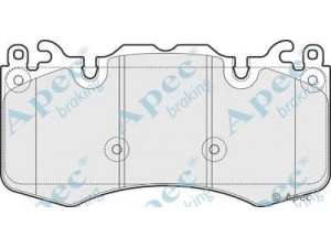 APEC braking PAD1737 stabdžių trinkelių rinkinys, diskinis stabdys 
 Techninės priežiūros dalys -> Papildomas remontas
LR016684, LR020362, LR021253