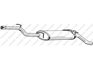 BOSAL 279-693 galinis duslintuvas 
 Išmetimo sistema -> Duslintuvas
1725.72, 9559.4031, 1725.72
