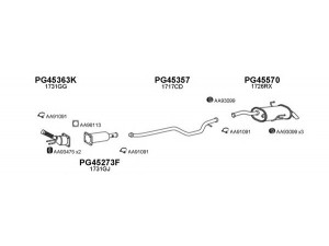 VENEPORTE 450790 išmetimo sistema 
 Išmetimo sistema -> Išmetimo sistema, visa