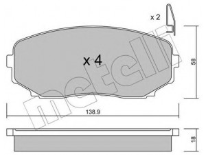 METELLI 22-0872-0 stabdžių trinkelių rinkinys, diskinis stabdys 
 Techninės priežiūros dalys -> Papildomas remontas
EHY2-33-28Z, L2Y6-33-23Z, L2Y6-33-28Z