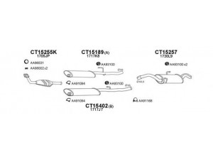 VENEPORTE 450176 išmetimo sistema 
 Išmetimo sistema -> Išmetimo sistema, visa