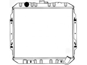 SAKURA  Automotive 1131-0204 radiatorius, variklio aušinimas