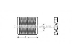 AVA QUALITY COOLING DN6226 šilumokaitis, salono šildymas 
 Šildymas / vėdinimas -> Šilumokaitis
MB657217, 271407F001