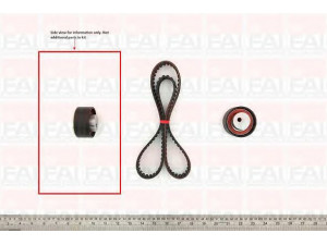 FAI AutoParts TBK189 paskirstymo diržo komplektas 
 Techninės priežiūros dalys -> Papildomas remontas
71736717