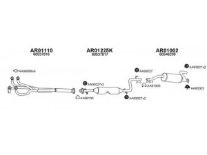 VENEPORTE 010080 išmetimo sistema 
 Išmetimo sistema -> Išmetimo sistema, visa