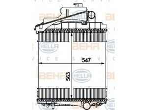 HELLA 8MK 376 783-631 radiatorius, variklio aušinimas 
 Aušinimo sistema -> Radiatorius/alyvos aušintuvas -> Radiatorius/dalys
AL 15 7247, AL 15 7249, AL 16 0276