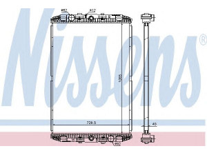 NISSENS 614170 radiatorius, variklio aušinimas 
 Aušinimo sistema -> Radiatorius/alyvos aušintuvas -> Radiatorius/dalys
1326966, 1364465, 1617340, 1617341