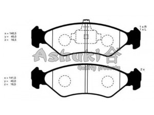 ASHUKI M041-10 stabdžių trinkelių rinkinys, diskinis stabdys 
 Techninės priežiūros dalys -> Papildomas remontas
0 986 424 416/BOSCH, 168508/VALEO