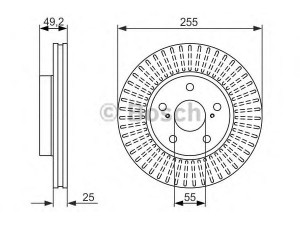 BOSCH 0 986 479 663 stabdžių diskas 
 Stabdžių sistema -> Diskinis stabdys -> Stabdžių diskas
43512 47040, 43512 47050, 43512 47050