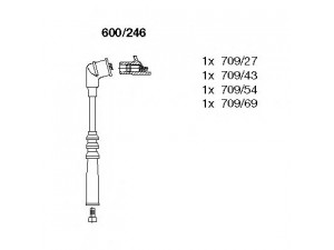 BREMI 600/246 uždegimo laido komplektas 
 Kibirkšties / kaitinamasis uždegimas -> Uždegimo laidai/jungtys
22440-1S700, 22440-1S710, 22440-8B000