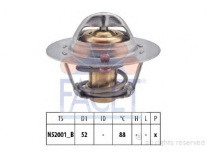 FACET 7.8355S termostatas, aušinimo skystis 
 Aušinimo sistema -> Termostatas/tarpiklis -> Thermostat
6 994 257, 95WM-8575-AA, 90916-03040