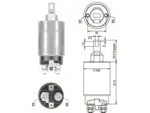 MAGNETI MARELLI 940113050335 solenoidinis jungiklis, starteris