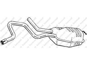 BOSAL 278-965 vidurinis duslintuvas 
 Išmetimo sistema -> Duslintuvas
1011117, 1465132, 5031120, 6935294