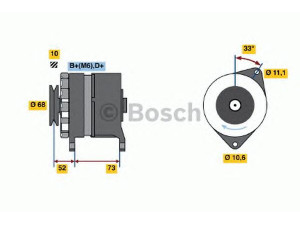 BOSCH 0 986 033 250 kintamosios srovės generatorius 
 Elektros įranga -> Kint. sr. generatorius/dalys -> Kintamosios srovės generatorius
4395131, 4434084, 46231684, 46231687