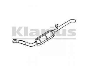 KLARIUS 220097 galinis duslintuvas 
 Išmetimo sistema -> Duslintuvas
1613815, 4243807, 4261180, 4286636