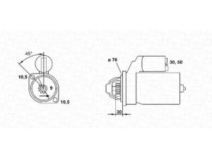 MAGNETI MARELLI 943241036010 starteris 
 Elektros įranga -> Starterio sistema -> Starteris
443115142350