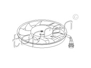 TOPRAN 109 828 ventiliatorius, radiatoriaus 
 Aušinimo sistema -> Oro aušinimas
701 959 455AM
