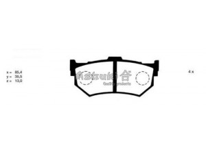 ASHUKI H027-04 stabdžių trinkelių rinkinys, diskinis stabdys 
 Techninės priežiūros dalys -> Papildomas remontas
0 986 460 992/BOSCH, 2104302/TEXTAR