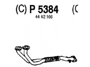FENNO P5384 išleidimo kolektorius 
 Išmetimo sistema -> Išmetimo vamzdžiai
BM70273, 4442166