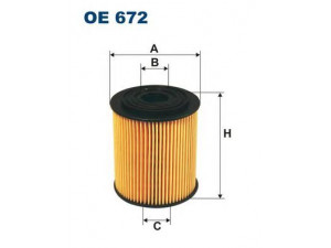FILTRON OE672 alyvos filtras 
 Filtrai -> Alyvos filtras
11427509208, 11427512446, 11427512446