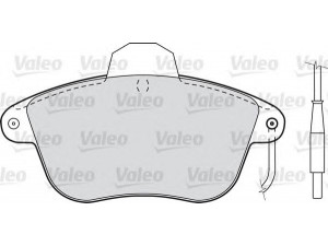 VALEO 598028 stabdžių trinkelių rinkinys, diskinis stabdys 
 Techninės priežiūros dalys -> Papildomas remontas
4252-95, 425295, 95659639, 95659640