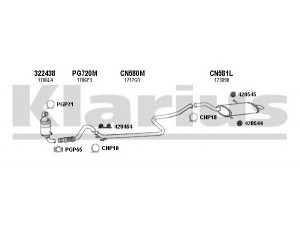 KLARIUS 180750U išmetimo sistema