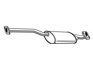 WALKER 17329 vidurinis duslintuvas 
 Išmetimo sistema -> Duslintuvas
852028, 852368, 90410084, 90528151