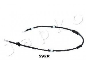 JAPKO 131592R trosas, stovėjimo stabdys 
 Stabdžių sistema -> Valdymo svirtys/trosai
MB520346