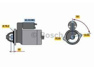 BOSCH 0 001 115 024 starteris 
 Elektros įranga -> Starterio sistema -> Starteris
55351631, 93176056, 93184539