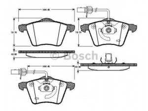 BOSCH 0 986 TB2 795 stabdžių trinkelių rinkinys, diskinis stabdys 
 Techninės priežiūros dalys -> Papildomas remontas
7D0 698 151 A
