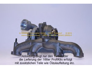 SCHLÜTTER TURBOLADER 166-00360 D kompresorius, įkrovimo sistema 
 Išmetimo sistema -> Turbokompresorius